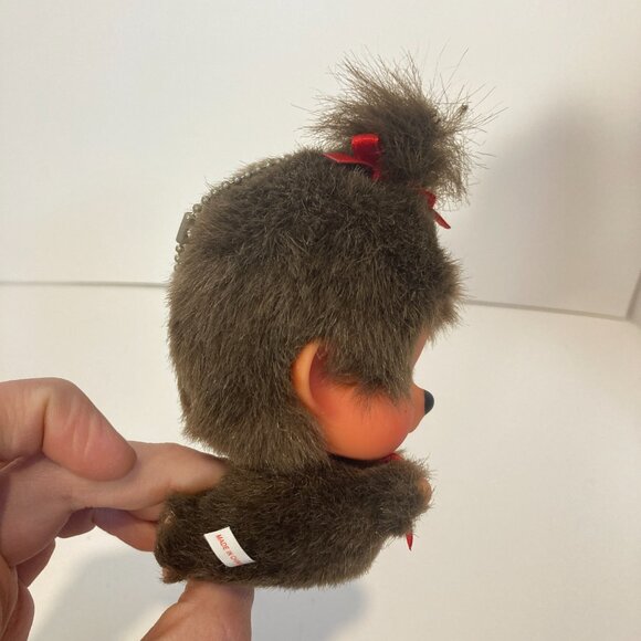 Monchhichi Keychain Water Tube Pair Sekiguchi Doll Toy Plush Japanese Monkey - Picture 7 of 14